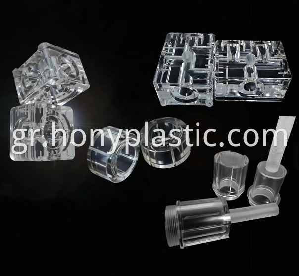 transparent Acrylic CNC Machining Parts2